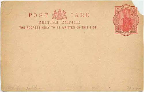 Entier Postal Postal Stationary Grande Bretagne Great Britain