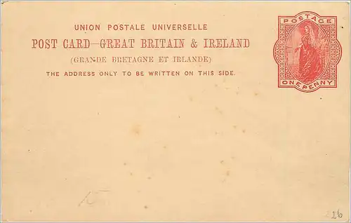 Entier Postal Postal Stationary Grande Bretagne Great Britain