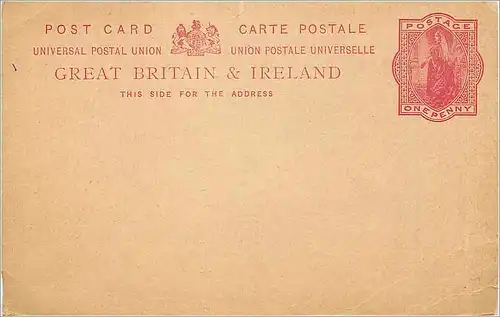 Entier Postal Postal Stationary Grande Bretagne Great Britain