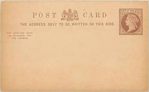 Entier Postal Stationary 1/2p