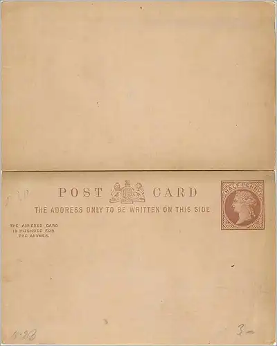 Entier Postal Stationary 1/2p