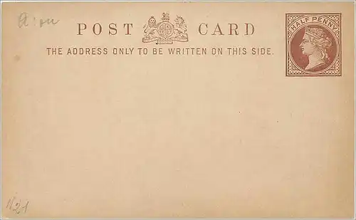 Entier Postal Stationary 1/2p