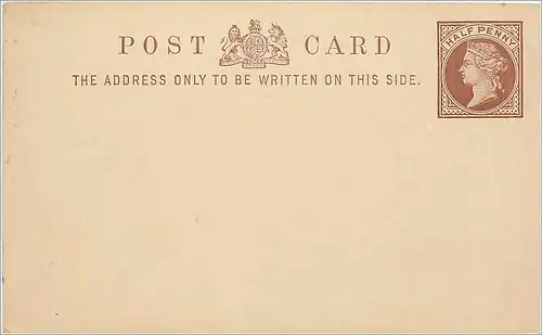 Entier Postal Stationary 1/2p