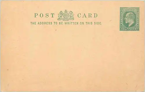 Entier Postal Stationary 1/2p