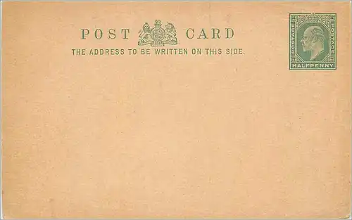 Entier Postal Stationary 1/2p