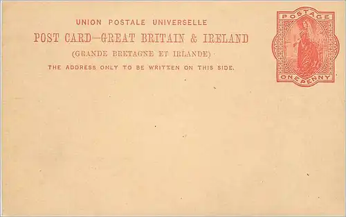 Entier Postal Postal Stationary Grande Bretagne Great Britain