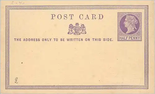 Entier Postal Postal Stationary Grande Bretagne Great Britain