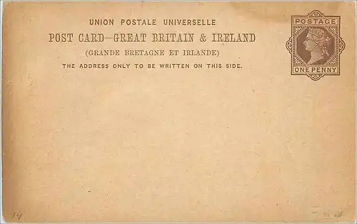 Entier Postal Postal Stationary Grande Bretagne Great Britain