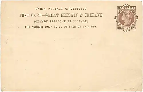 Entier Postal Postal Stationary Grande Bretagne Great Britain