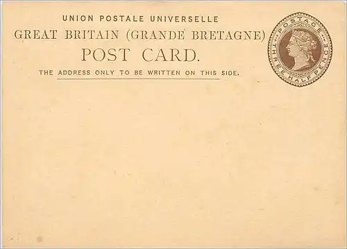 Entier Postal Postal Stationary Grande Bretagne Great Britain