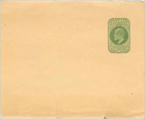 Entier Postal Postal Stationary Grande Bretagne Great Britain 1/2p