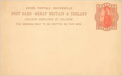 Entier Postal Postal Stationary Grande Bretagne Great Britain