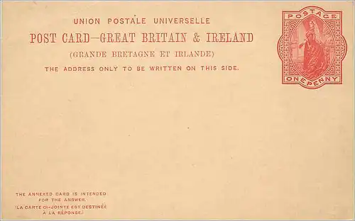 Entier Postal Postal Stationary Grande Bretagne Great Britain