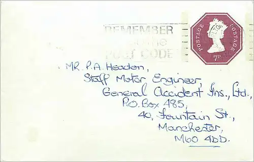 Entier Postal Postal Stationary Grande Bretagne Great Britain Machin