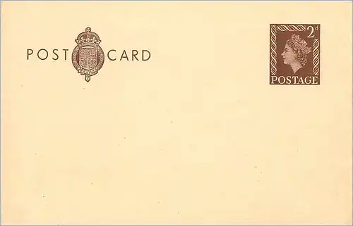 Entier Postal Postal Stationary Grande Bretagne Great Britain 2d