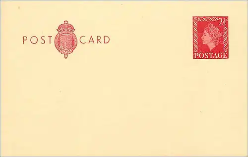 Entier Postal Postal Stationary Grande Bretagne Great Britain 2 1/2d