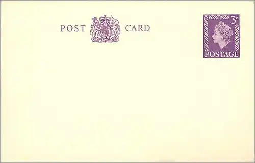 Entier Postal Postal Stationary Grande Bretagne Great Britain 3d