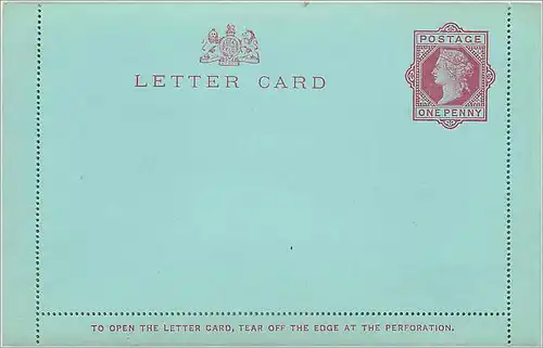 Entier Postal Postal Stationary Grande Bretagne Great Britain Machin 1p