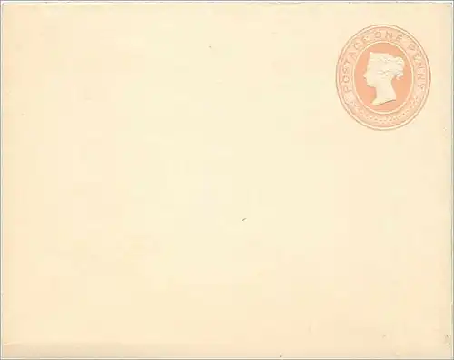 Entier Postal Postal Stationary Grande Bretagne Great Britain Machin 1p