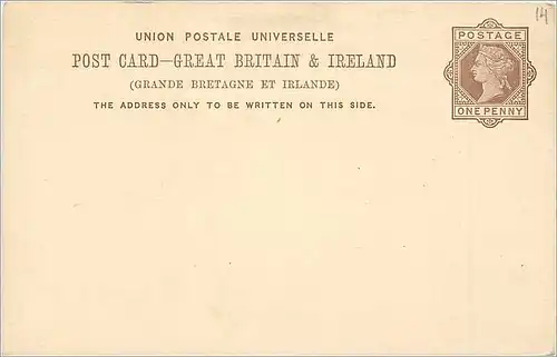 Entier Postal Postal Stationary Grande Bretagne Great Britain