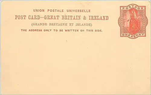 Entier Postal Postal Stationary Grande Bretagne Great Britain