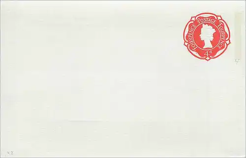 Entier Postal Postal Stationary Grande Bretagne Great Britain 4d
