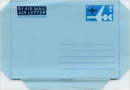 Entier Postal Postal Stationary Grande Bretagne Great Britain 5d