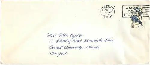 Lettre Cover Etats-Unis Honolulu 1963 cover