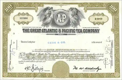 Coupon Share Action The Great Atlantic & Pacific Tea Company Ange Angel Femme