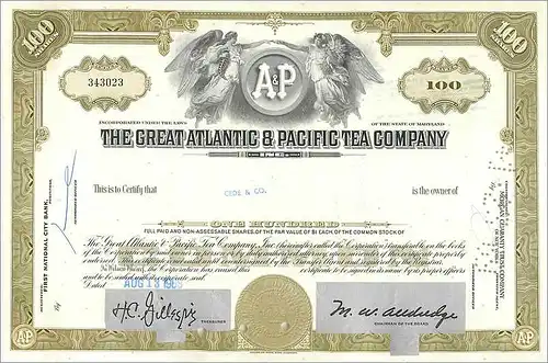 Coupon Share Action The Great Atlantic & Pacific Tea Company Ange Angel Femme