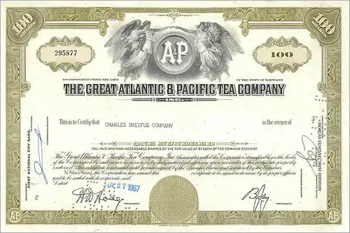 Coupon Share Action The Great Atlantic & Pacific Tea Company Ange Angel Femme