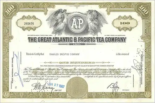 Coupon Share Action The Great Atlantic & Pacific Tea Company Ange Angel Femme