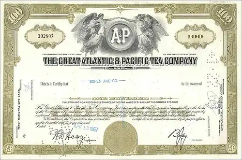 Coupon Share Action The Great Atlantic & Pacific Tea Company Ange Angel Femme