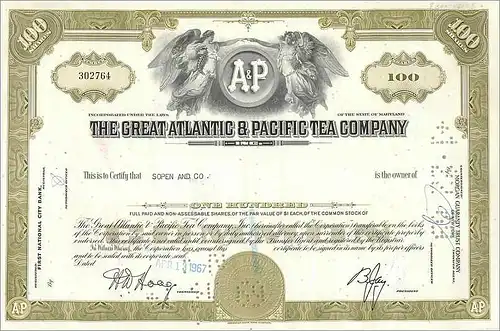 Coupon Share Action The Great Atlantic & Pacific Tea Company Ange Angel Femme