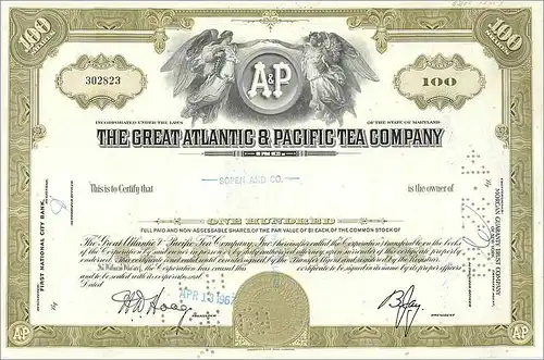 Coupon Share Action The Great Atlantic & Pacific Tea Company Ange Angel Femme