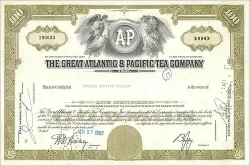 Coupon Share Action The Great Atlantic & Pacific Tea Company Ange Angel Femme