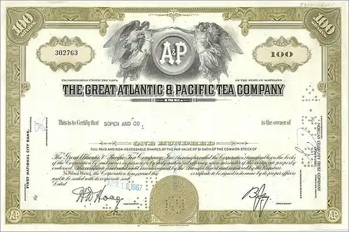 Coupon Share Action The Great Atlantic & Pacific Tea Company Ange Angel Femme