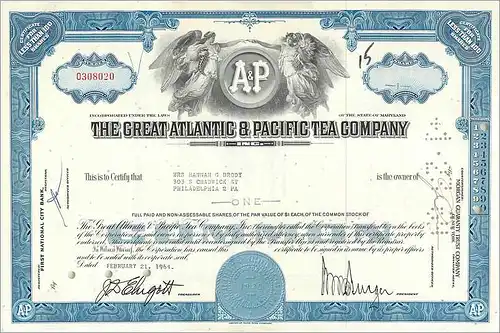 Coupon Share Action The Great Atlantic & Pacific Tea Company Ange Angel Femme