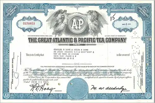 Coupon Share Action The Great Atlantic & Pacific Tea Company Ange Angel Femme