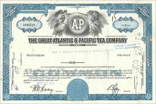 Coupon Share Action The Great Atlantic & Pacific Tea Company Ange Angel Femme