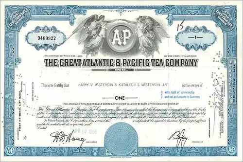 Coupon Share Action The Great Atlantic & Pacific Tea Company Ange Angel Femme