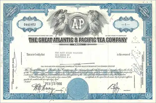 Coupon Share Action The Great Atlantic & Pacific Tea Company Ange Angel Femme