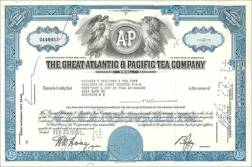 Coupon Share Action The Great Atlantic & Pacific Tea Company Ange Angel Femme