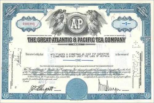 Coupon Share Action The Great Atlantic & Pacific Tea Company Ange Angel Femme