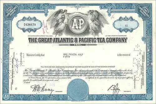 Coupon Share Action The Great Atlantic & Pacific Tea Company Ange Angel Femme