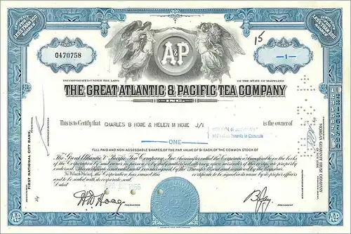 Coupon Share Action The Great Atlantic & Pacific Tea Company Ange Angel Femme
