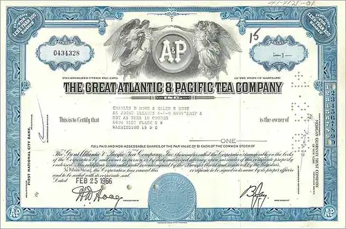 Coupon Share Action The Great Atlantic & Pacific Tea Company Ange Angel Femme