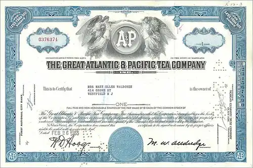 Coupon Share Action The Great Atlantic & Pacific Tea Company Ange Angel Femme