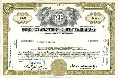 Coupon Share Action The Great Atlantic & Pacific Tea Company Ange Angel Femme