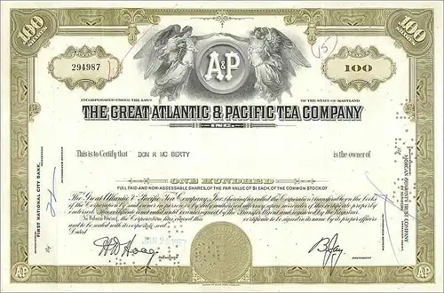 Coupon Share Action The Great Atlantic & Pacific Tea Company Ange Angel Femme